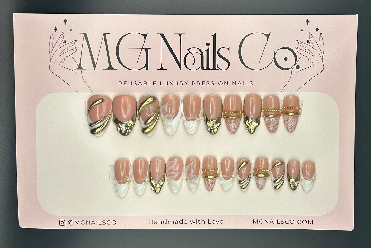 Ready To ship: Champagne Kiss