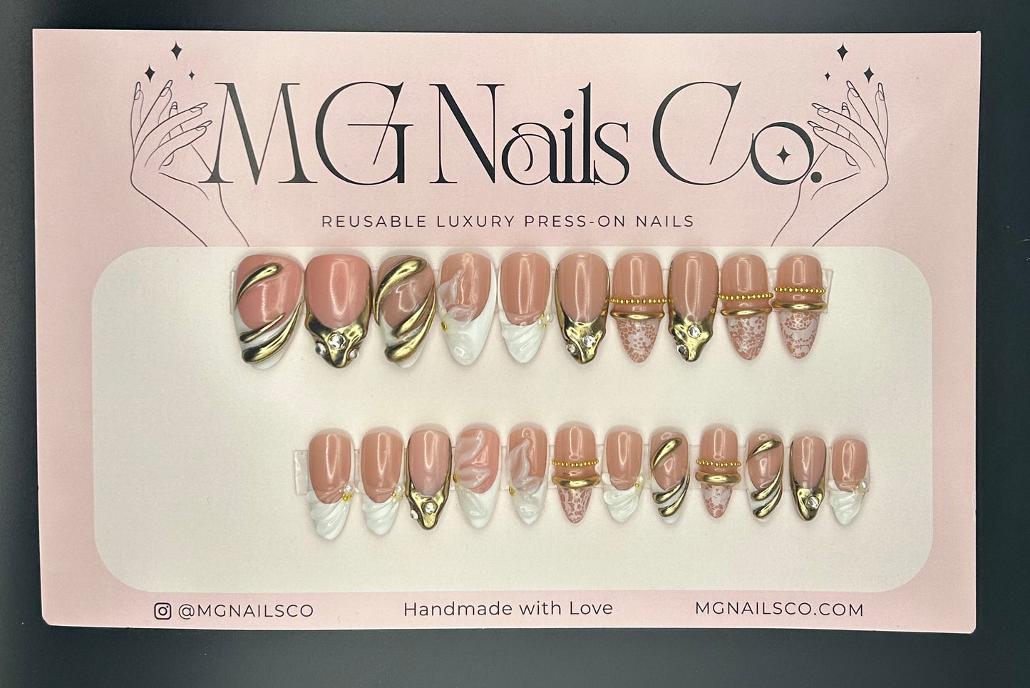 Ready To ship: Champagne Kiss